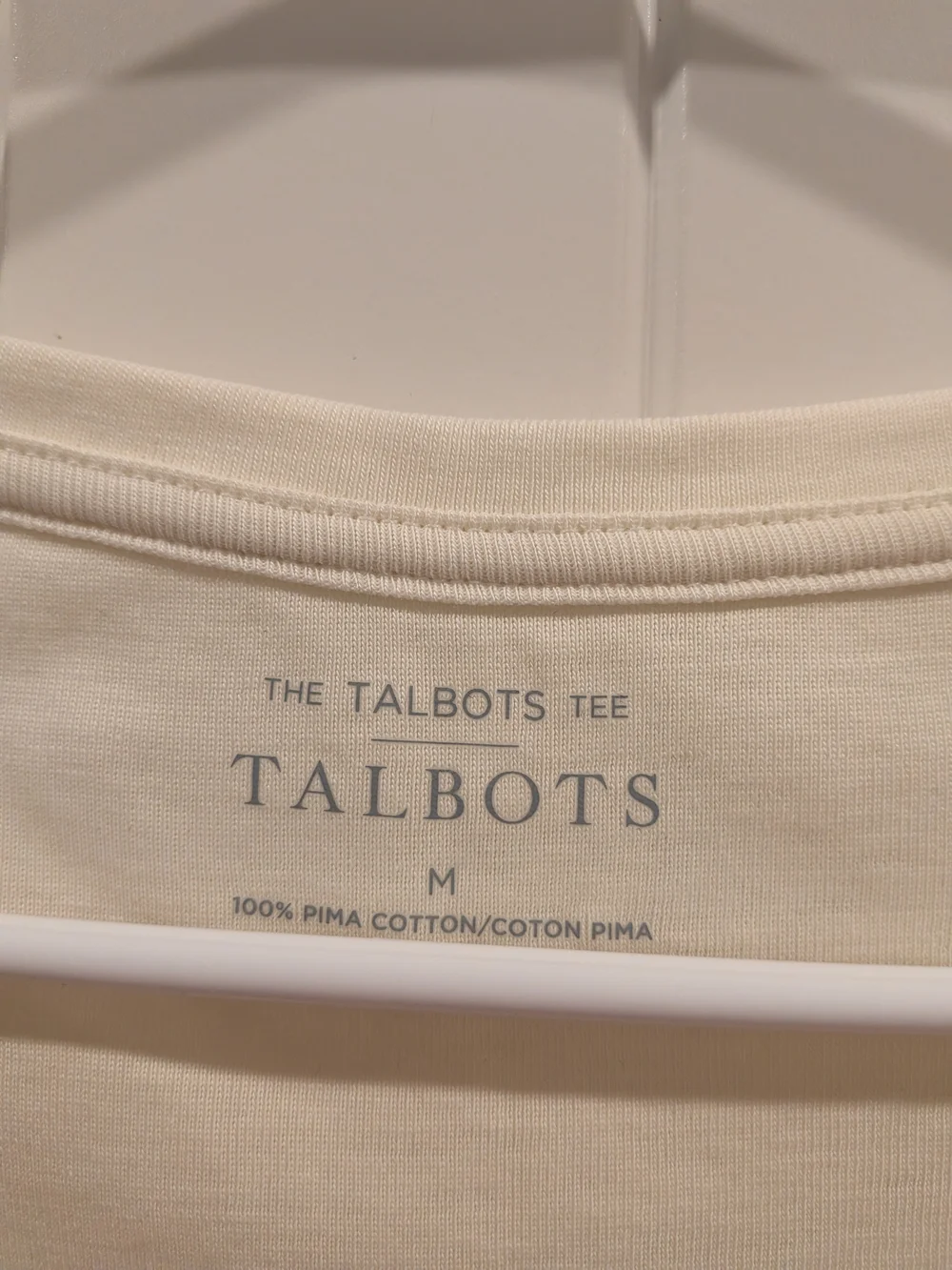 Talbots Cream V-Neck Long Sleeve Top - Picture 2 of 4
